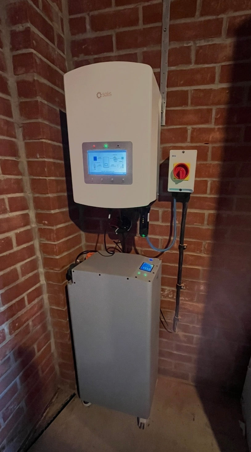 Installed Solis 6kW Solar Inverter and 16kWh Fogstar Battery